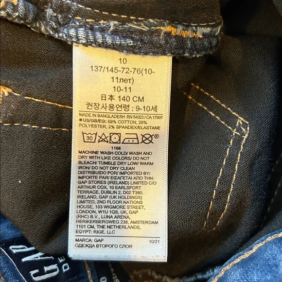GAP Stretch Blue Denim Leggings - Picture 4 of 5
